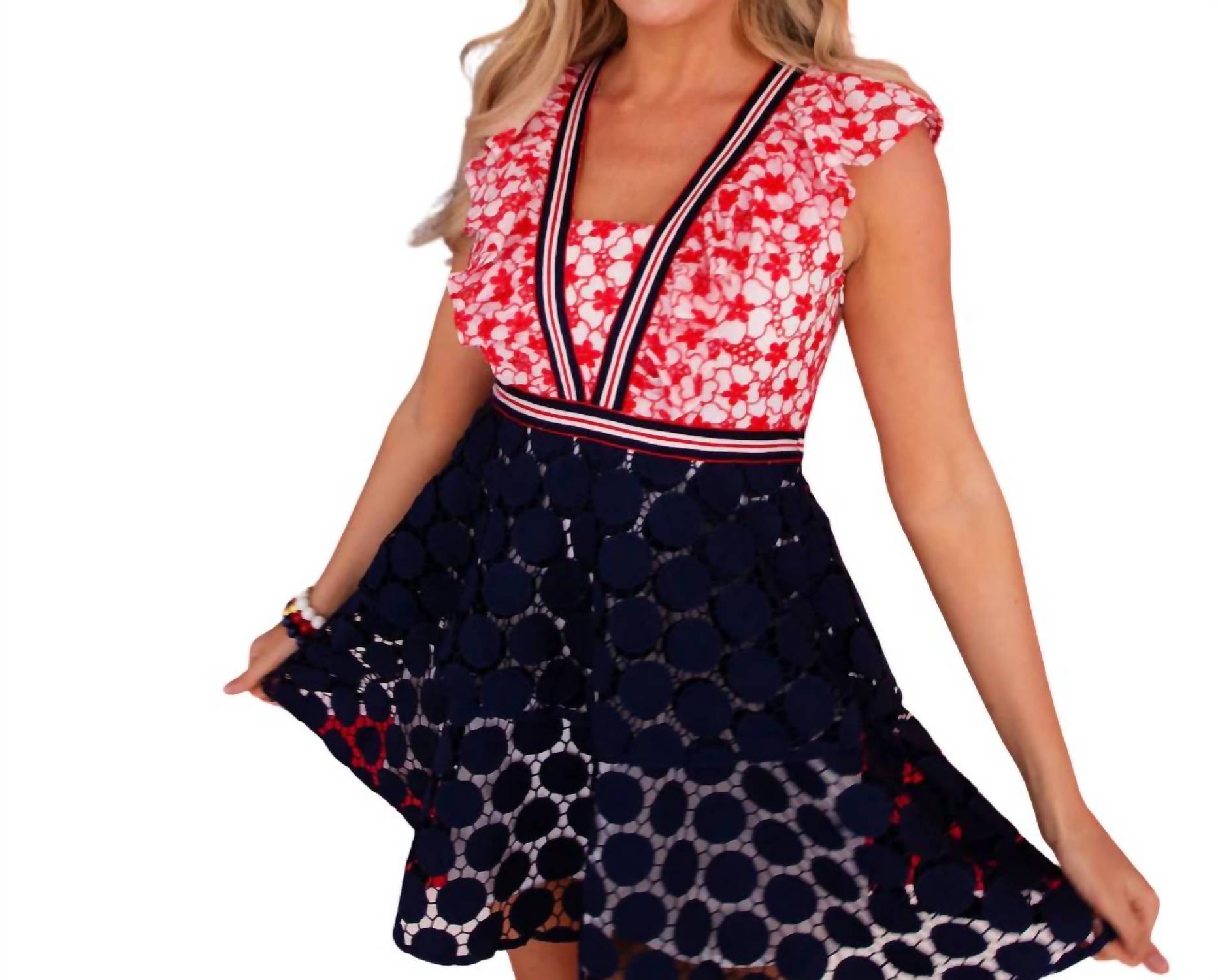 Brianna Cannon - American Beauty Eyelet Dress