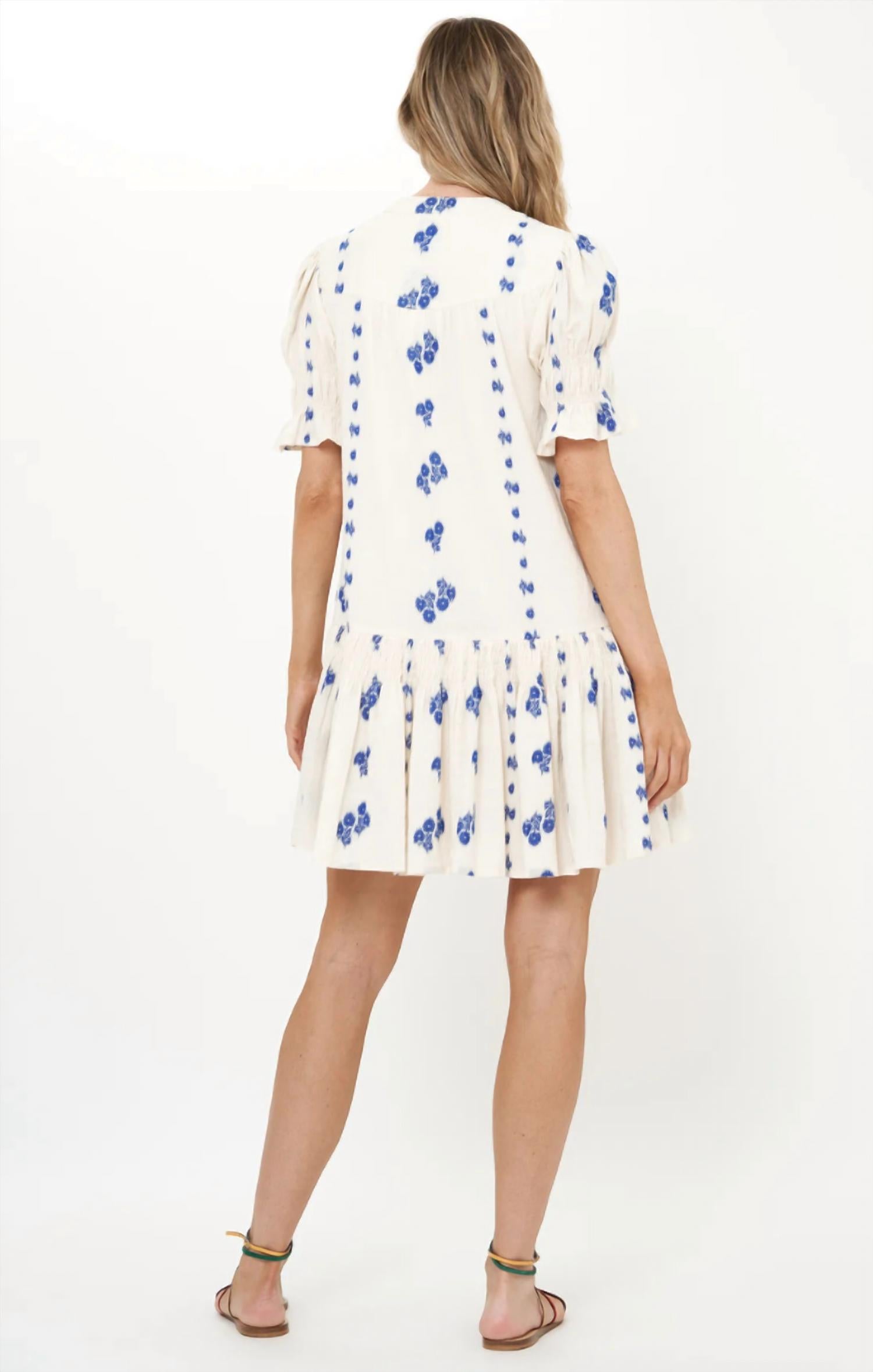 Oliphant - Smocked Drop Mini Dress