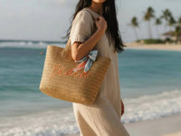 The Darling Effect - Beach Straw & Sun Tote Bag