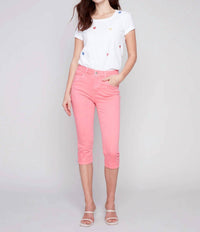 Charlie B - Twill Capri Pant