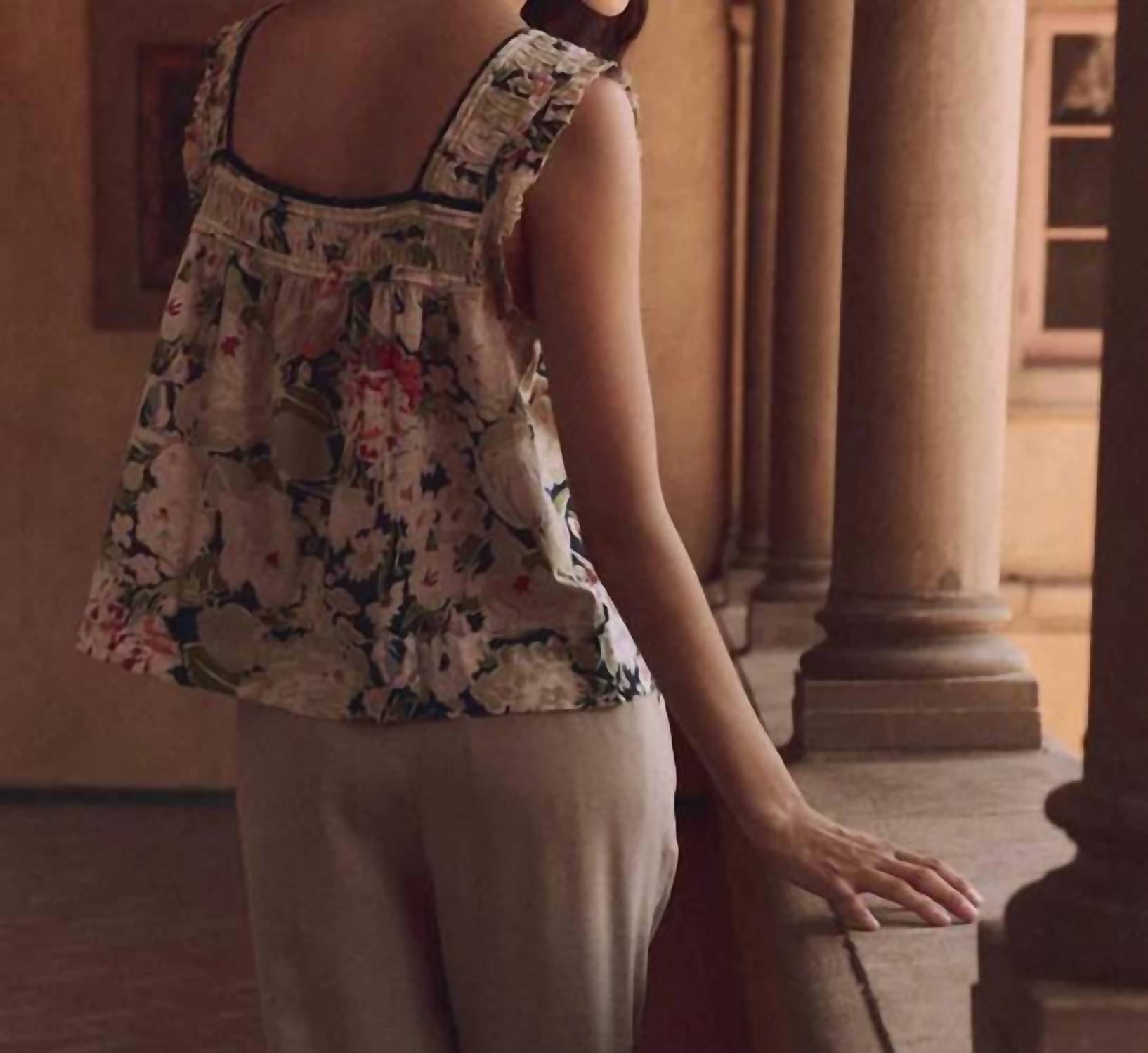 The Great. - The Victorian Pleat Tank Top