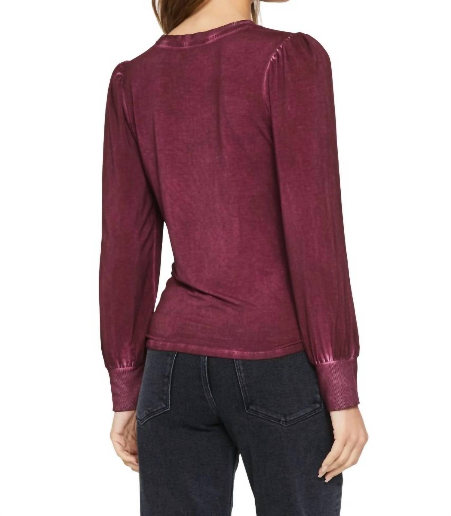 Another Love - Mica Ruched Long Sleeve Top