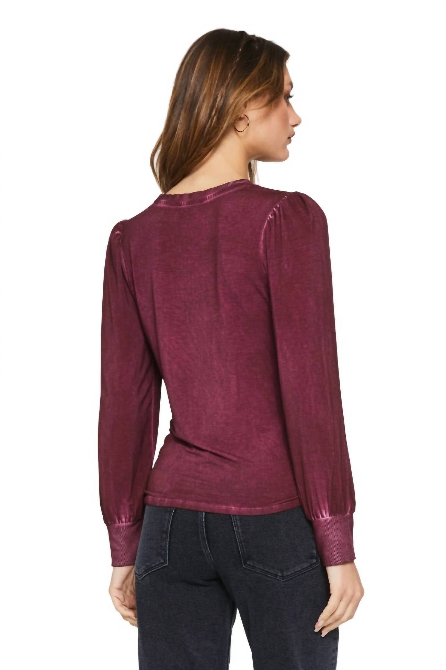 Another Love - Mica Ruched Long Sleeve Top