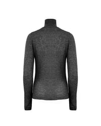 Theo The Label - Women's Nomia Sheer Knit Turtleneck Top