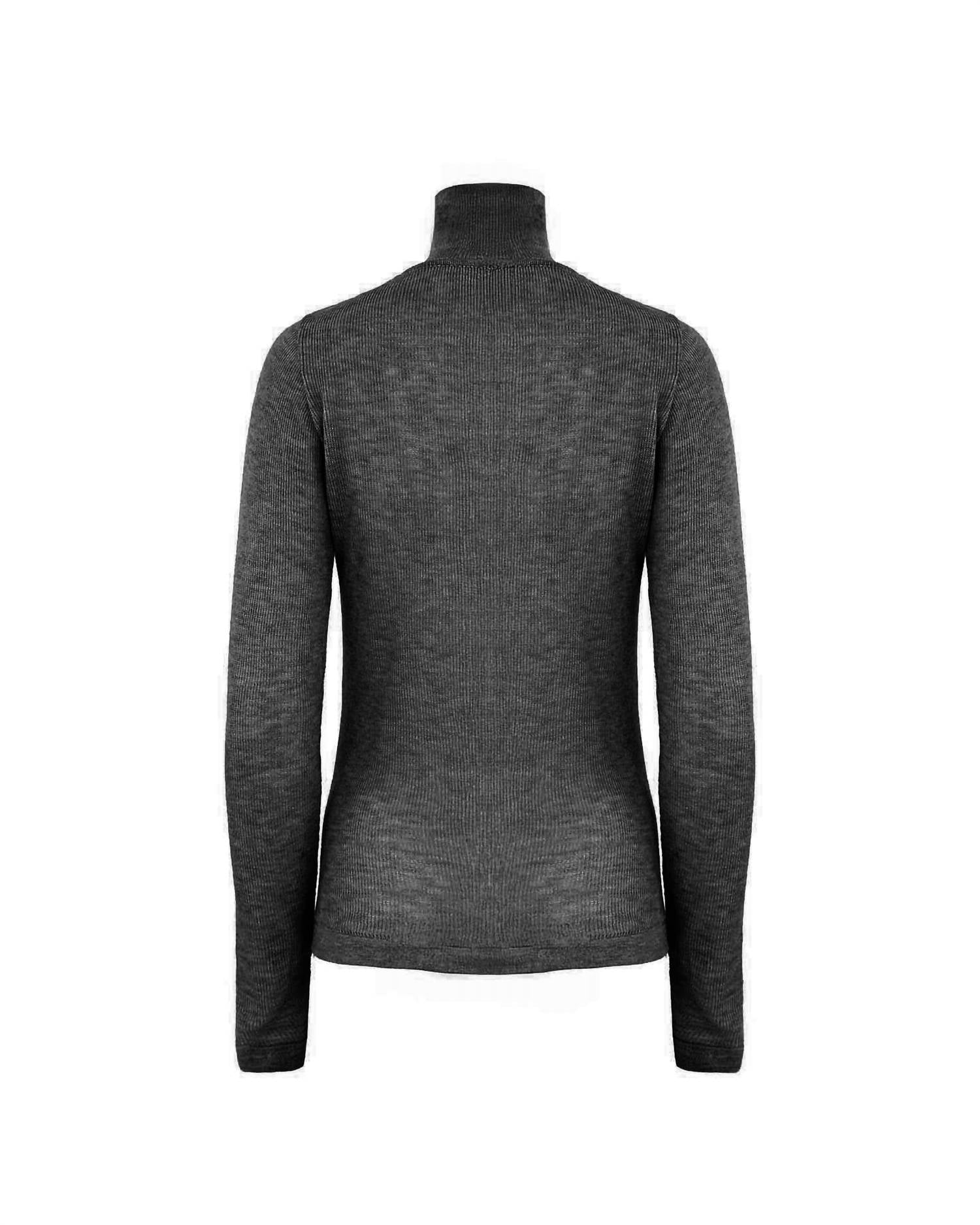Theo The Label - Women's Nomia Sheer Knit Turtleneck Top