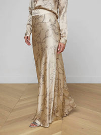 L'Agence - Ryker Silk Maxi Skirt