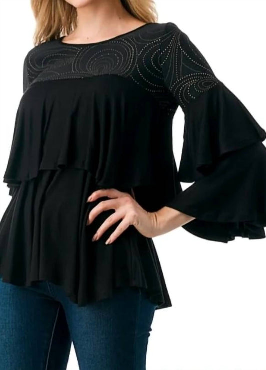 Vava - Azalea Ruffle Top