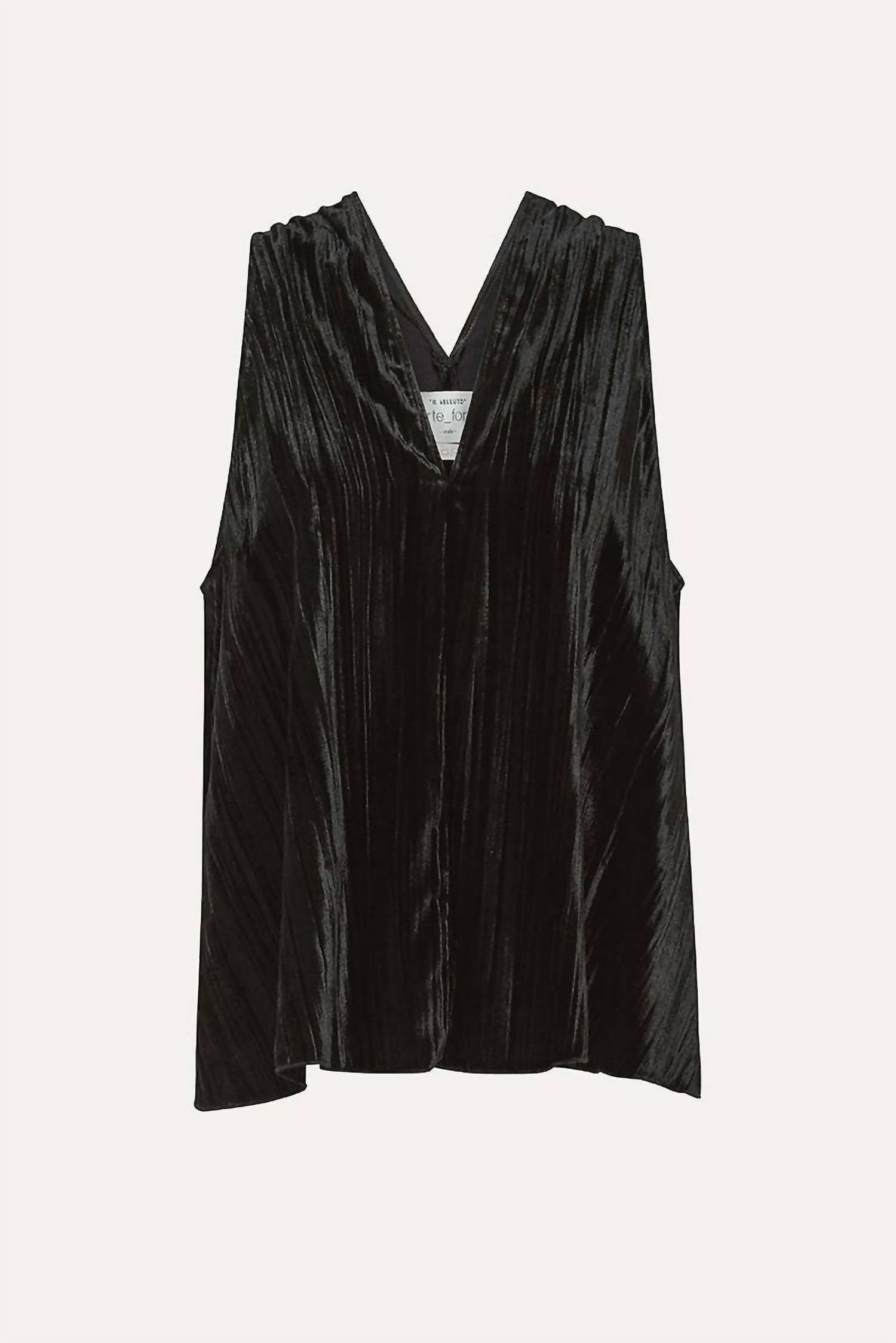 Forte Forte - Women's Pliss Velvet Top
