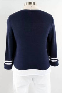 Habitat - Women's Mixed Stripe Cable Pullover Sweater