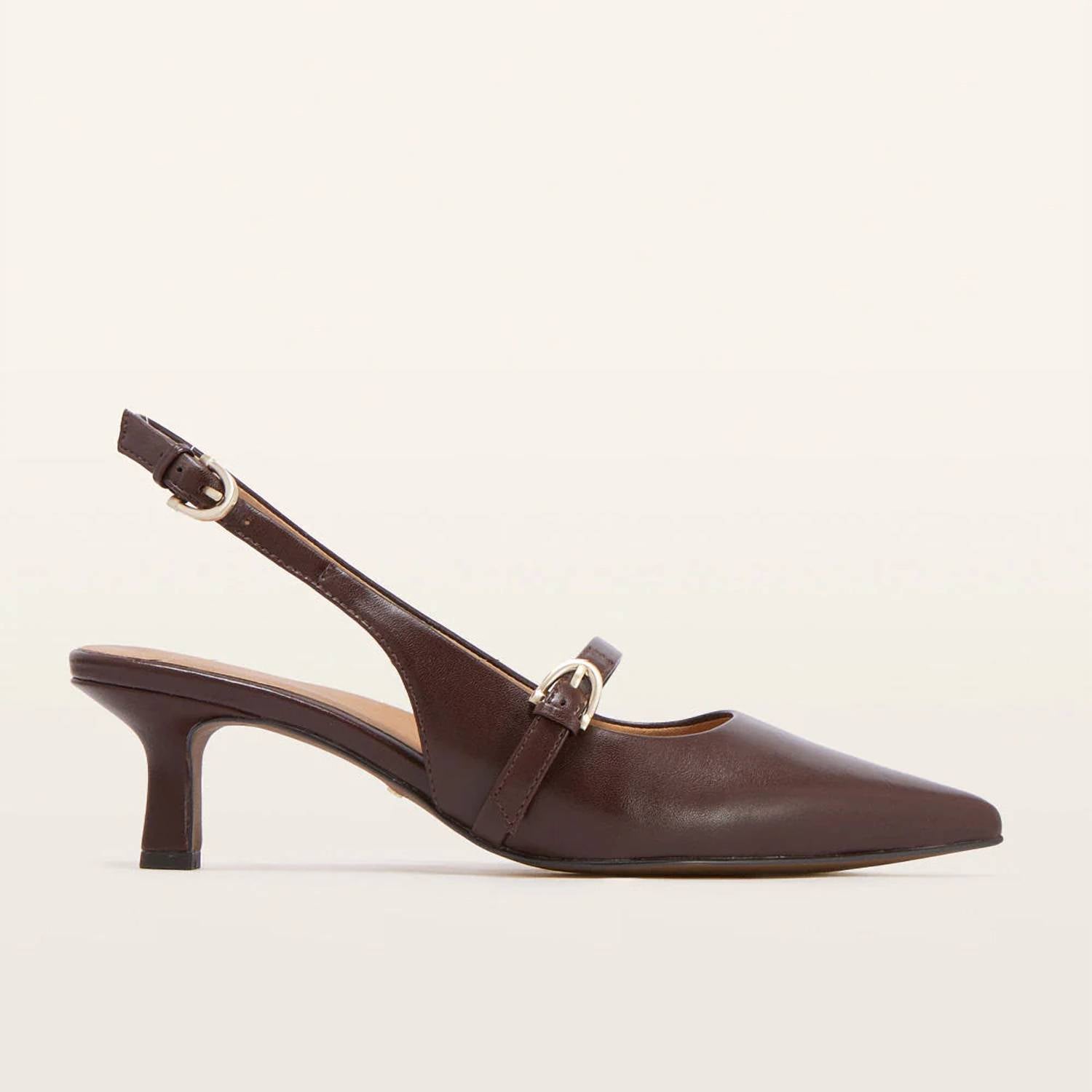 FRANKIE4 Women's Coco Sling Back Heel in chesnut - women's heels