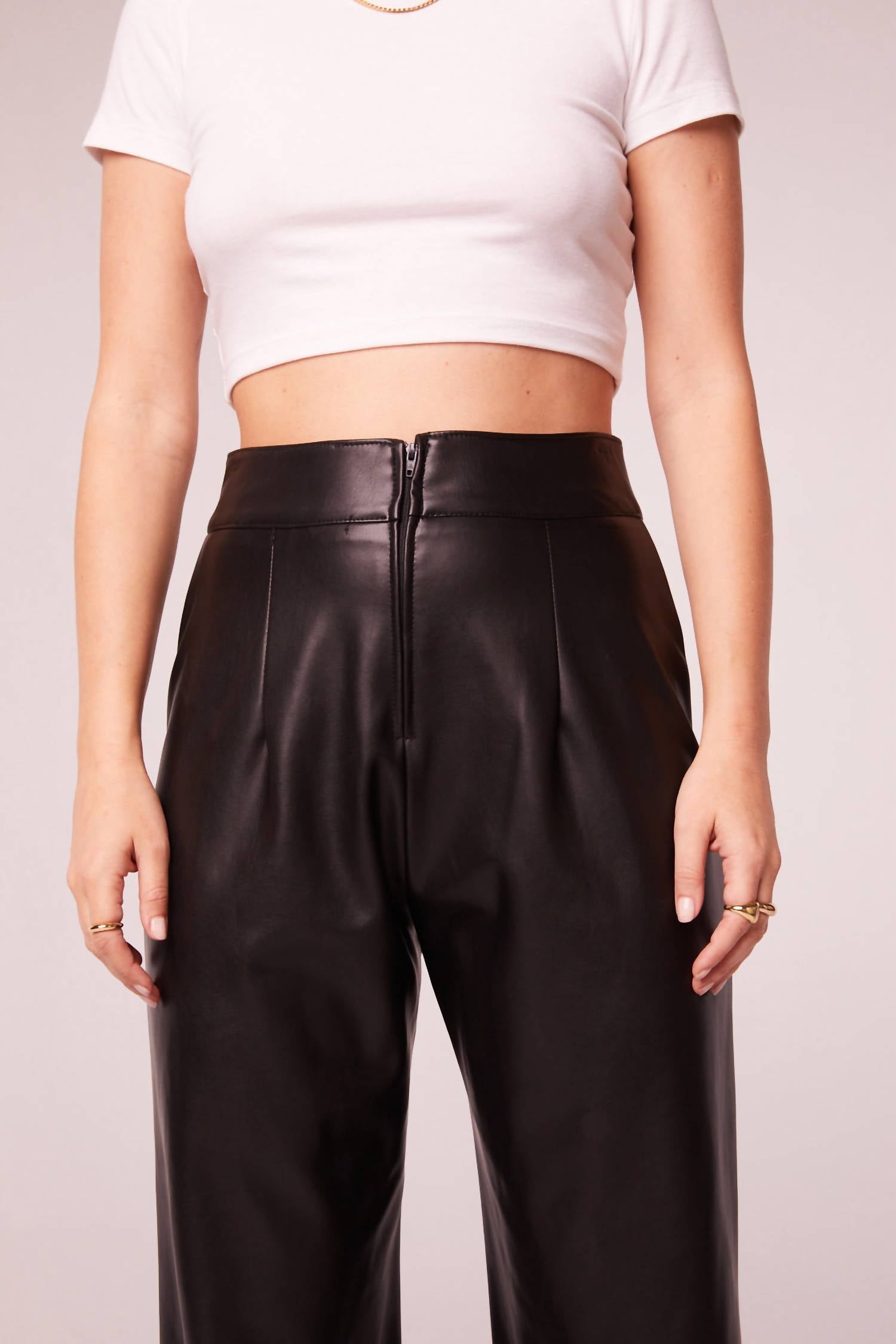 Rock Goddess Faux Leather Pants