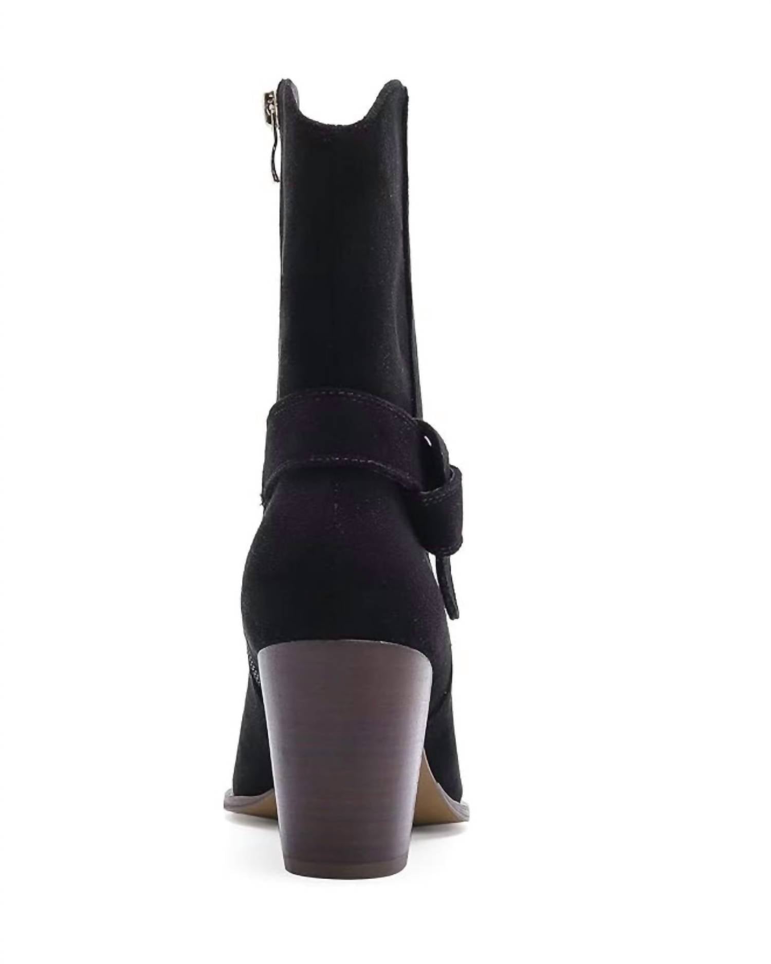 Beast Fashion - Women's Zane Faux Suede Bootie