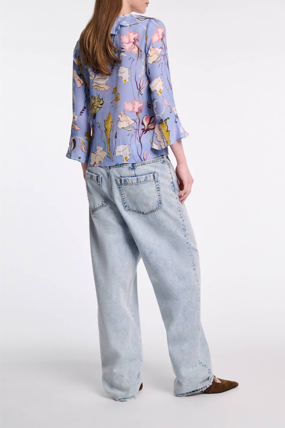 Dorothee Schumacher - Floral Twist 3/4 Sleeve Blouse