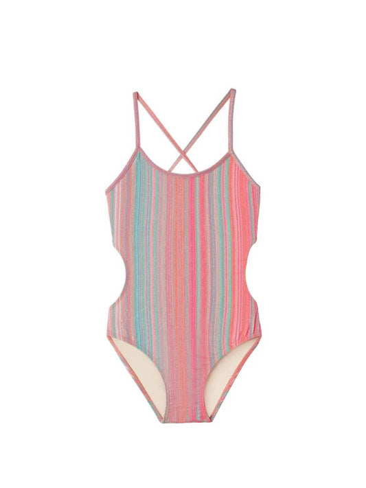 Pq Swim - Newport Stripe Ayah Cut Out One Piece