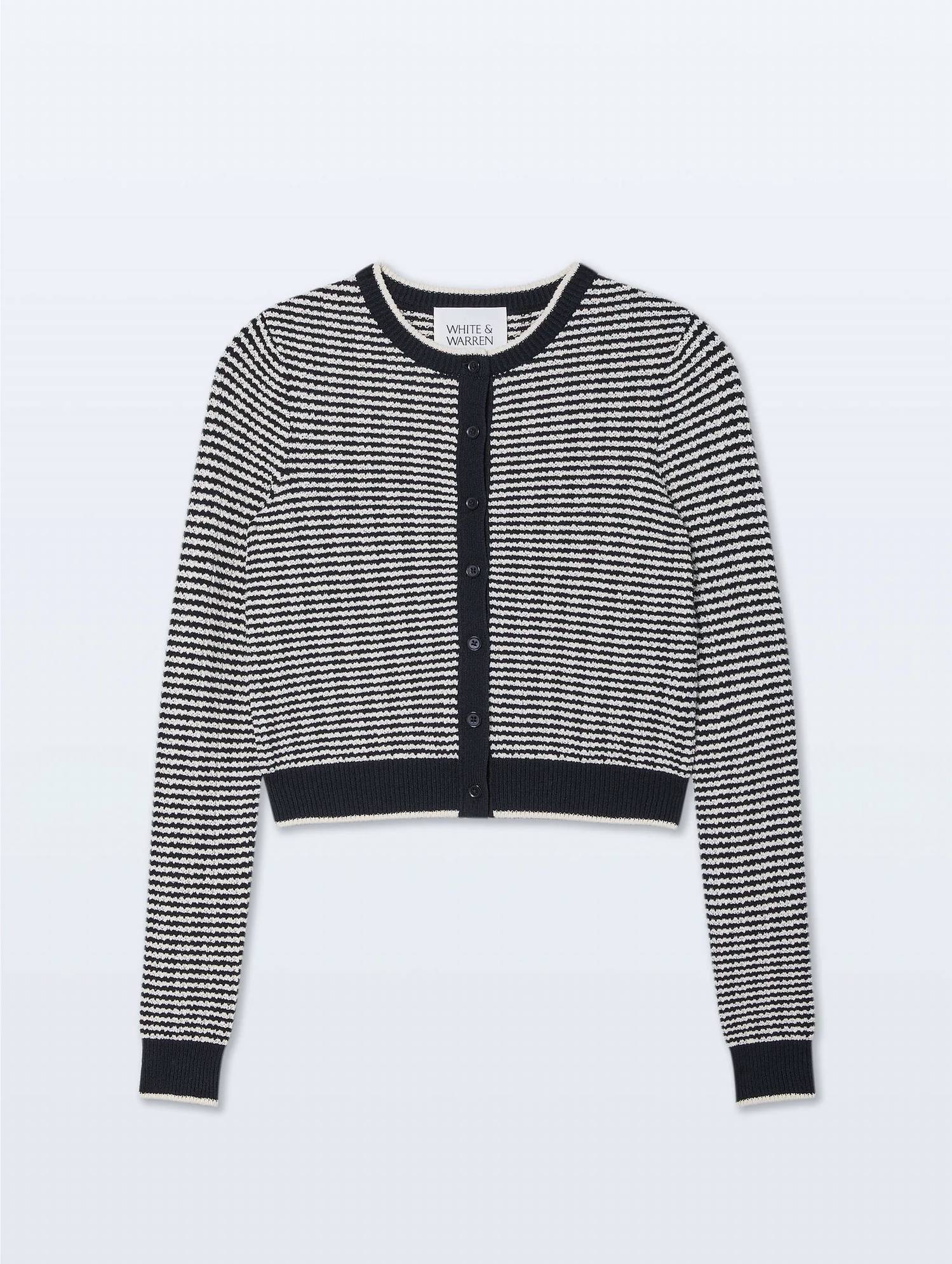 White + Warren - Boucle Cardigan