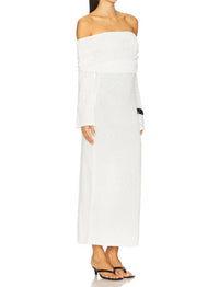 Lioness Mirage Maxi Dress in porcelain - women's dress - detail view