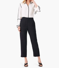 Nic + Zoe Women's Coralee Classic Touch Of Trim Shirt in cream - women's blouse - view 4