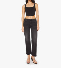 Mother - Mid Rise Rambler Wide Straight Leg Jeans