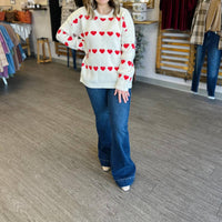 Vine & Love - Love Story Heart Sweater