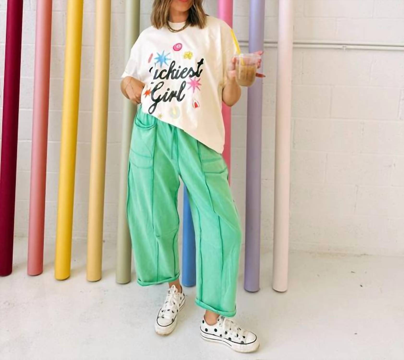 Anniewear - Slouchy Barrel Pants