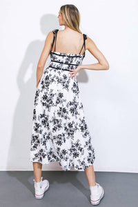 Flying Tomato - Eyelet Enchantment Midi Dress