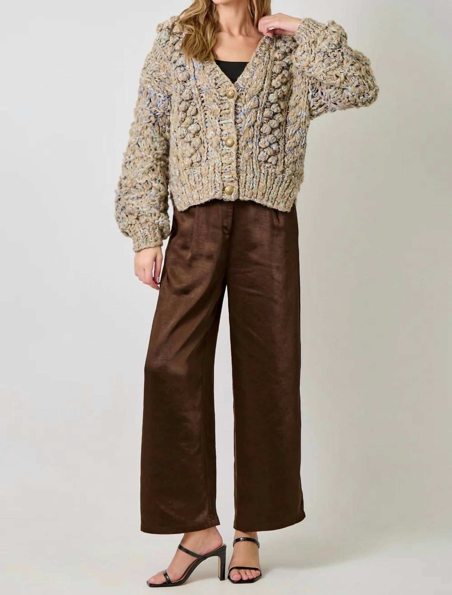 Mystree - Flecked Chunky Cardigan