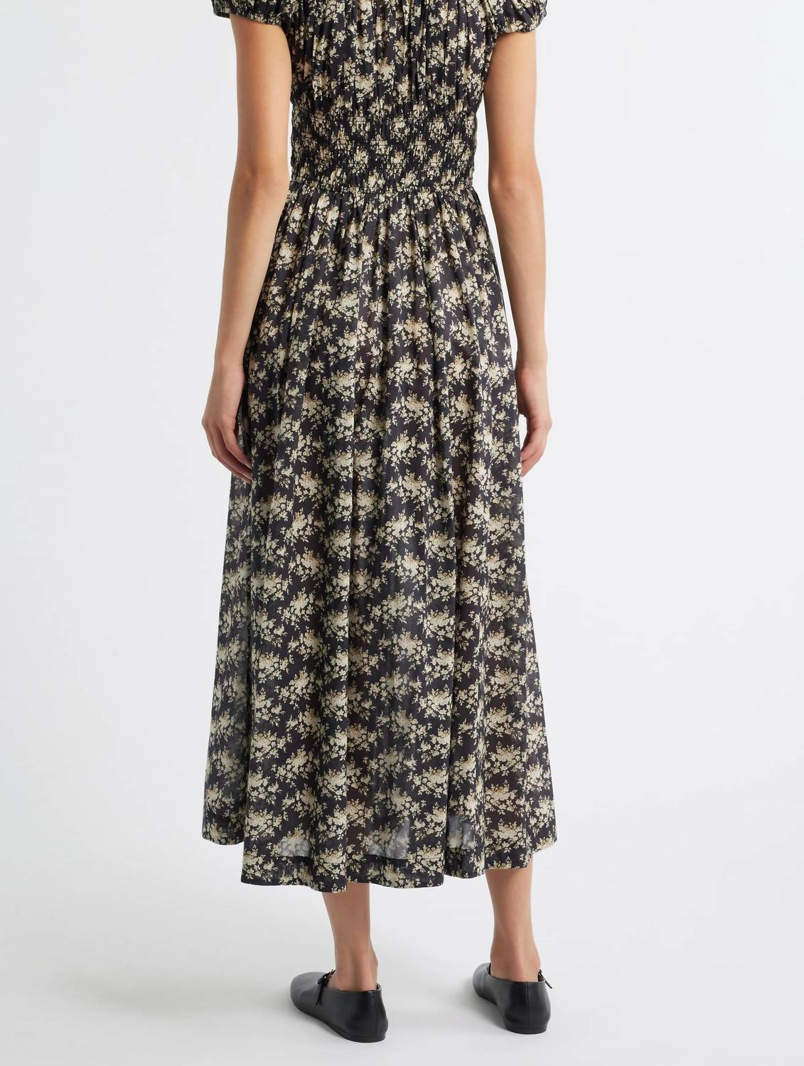 Dôen - Quinley Floral Organic Cotton Midi Dress