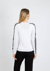 Pure Amici Alara Crew Neck Sweater in white - women's sweater - view 5