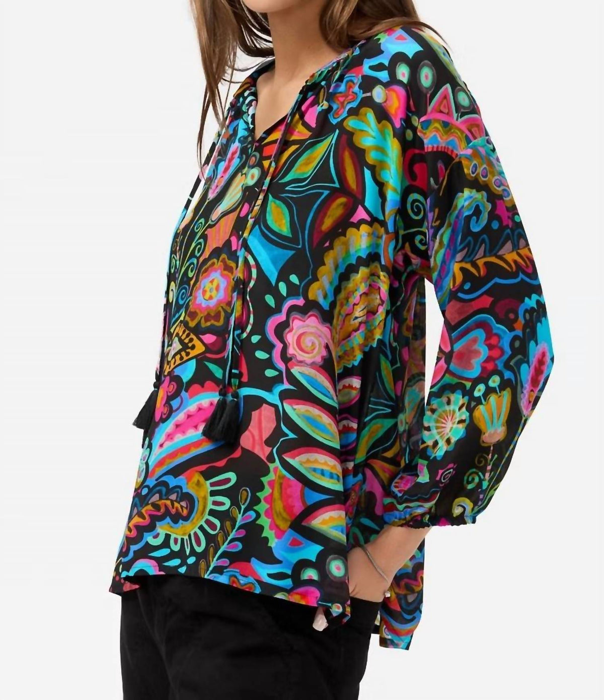 Johnny Was - Margot V-neck Blouse