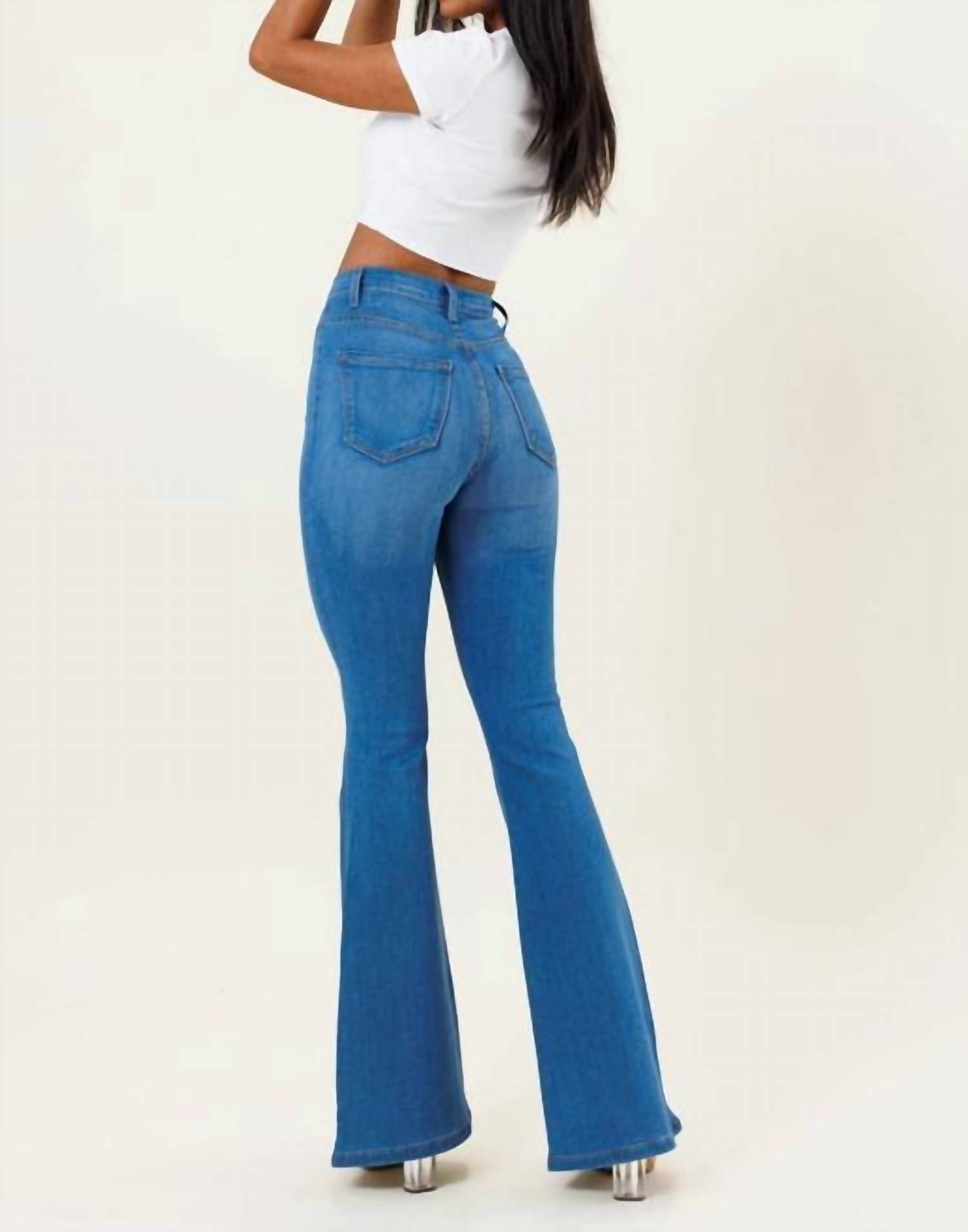 Vibrant M.I.U - High Waisted Flare Jeans