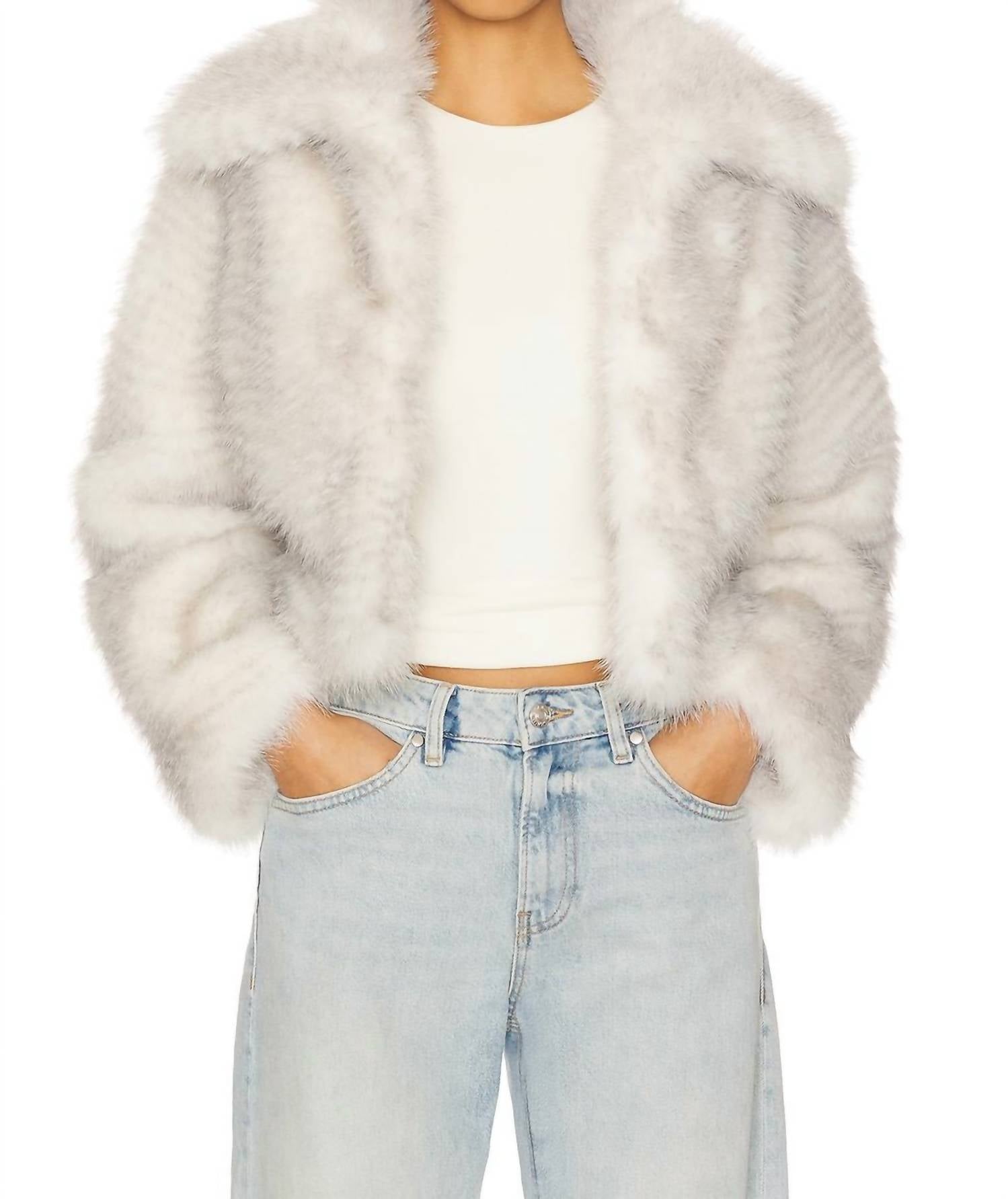 Loveshackfancy - Orlen Faux Fur Jacket