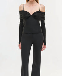 Simkhai - Hazel Off Shoulder Long Sleeve Top