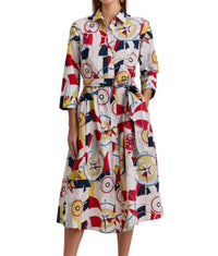 Hinson Wu - Robin 3/4 Sleeve Dress