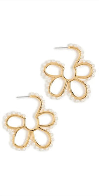 Lele Sadoughi - Women's Daisy Hoop Earrings