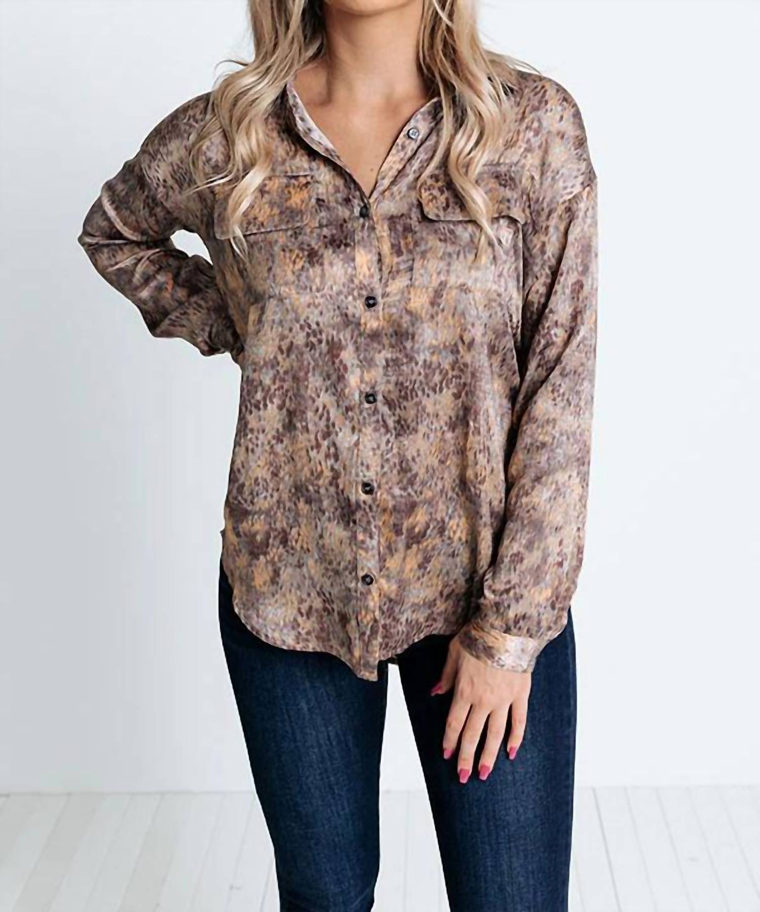 Fate - Warm Glow Button Up Top