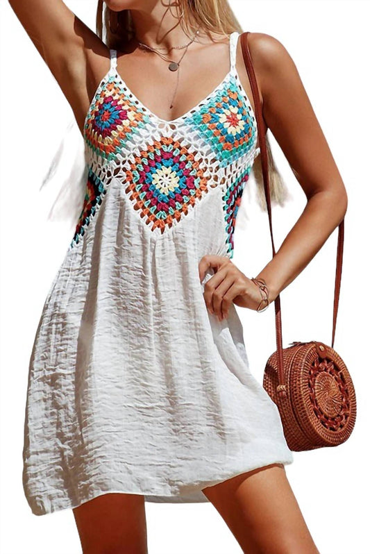 Charmo - Shawna Crochet Swim Coverup