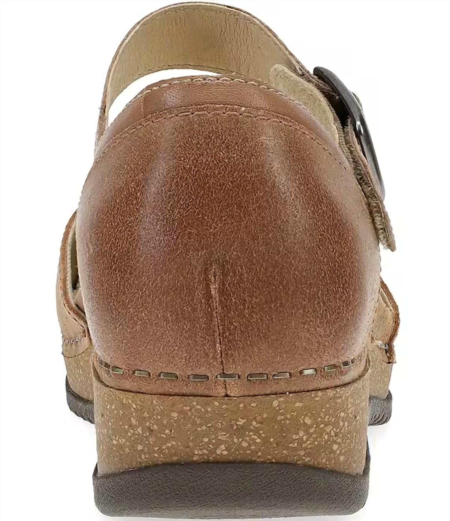 Dansko - Women's Mae Burnished Suede Mary Jane Clogs