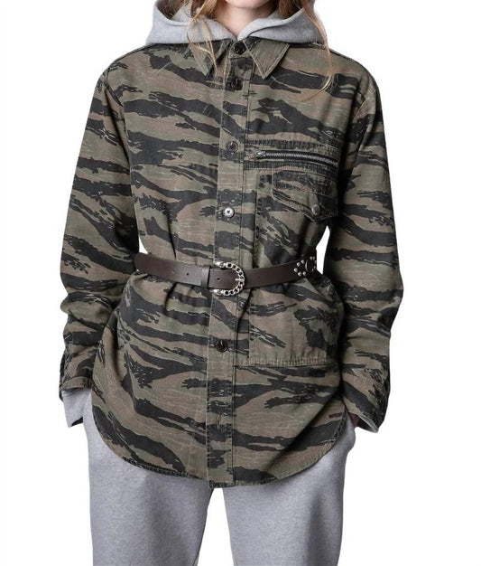 Zadig & Voltaire - TROY VINTAGE CAMO SHIRT JACKET