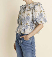 Aureum - Oversized Collar Blouse