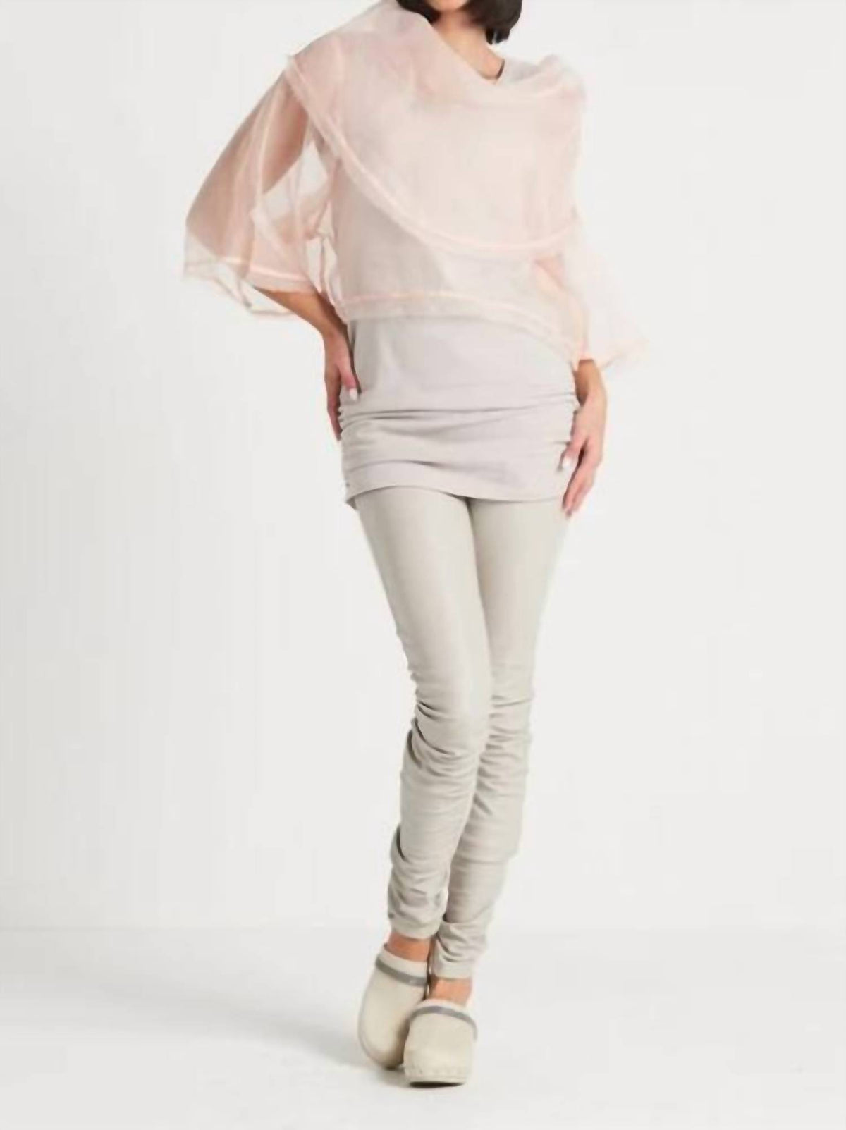 Planet By Lauren G. - Organza Jackie O Top