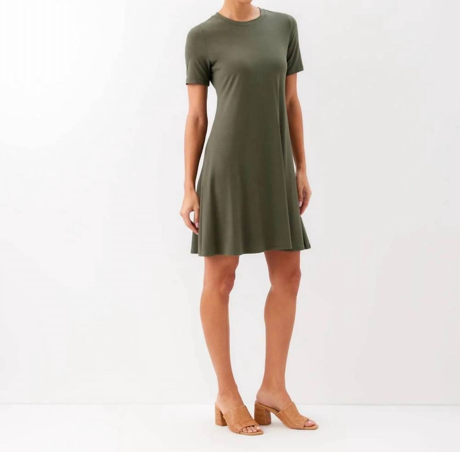 Karen Kane - Short Sleeve A-Line Dress
