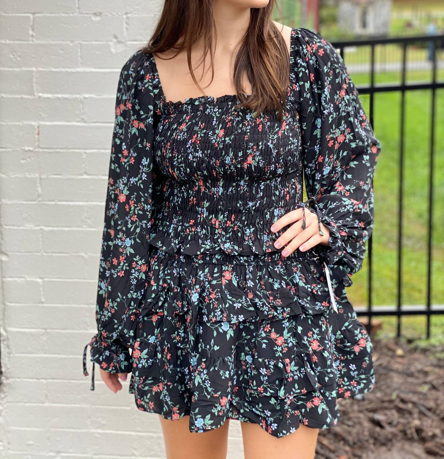 Belle - Caroline Smocked Top