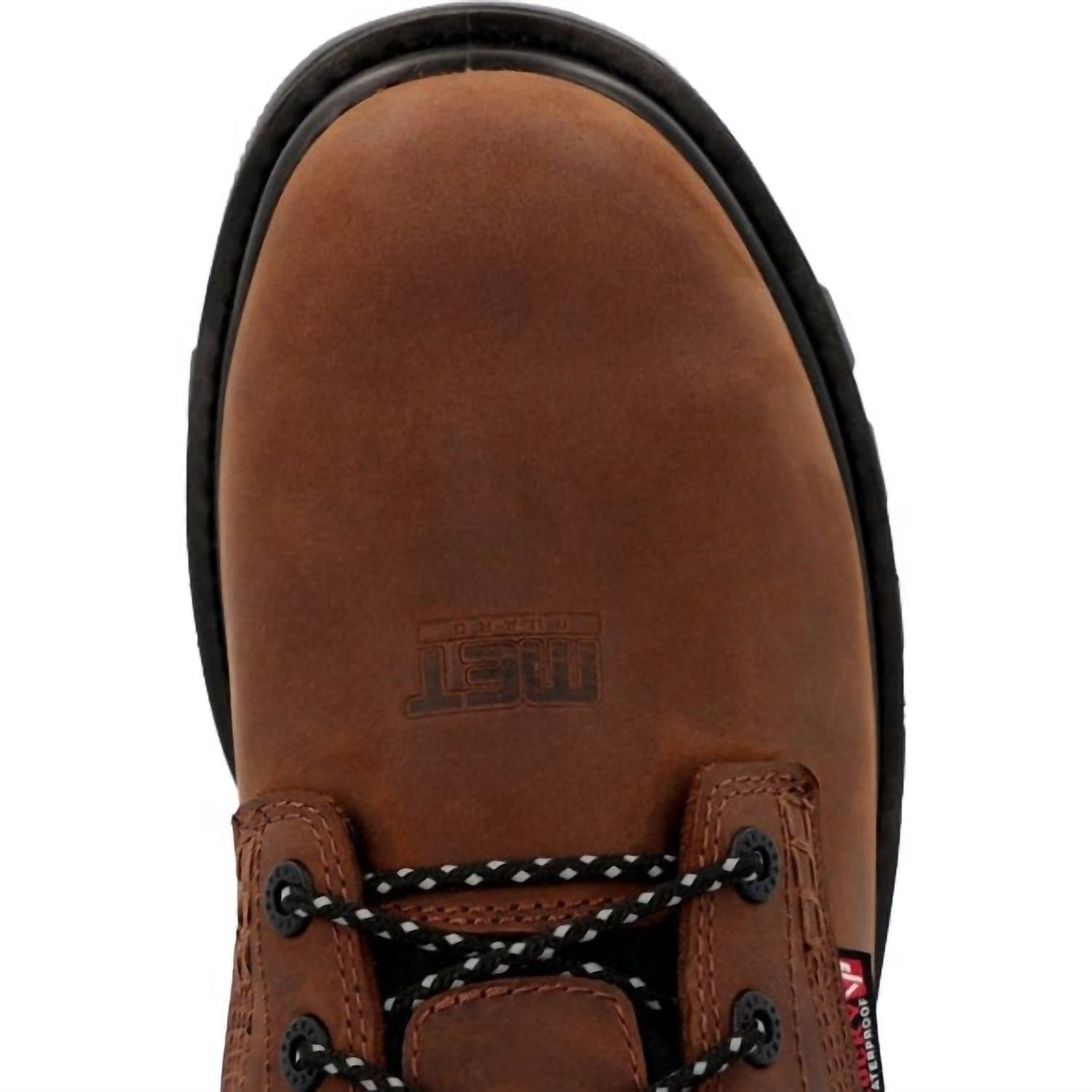 Rocky - Men's Met-guard Rams Horn Wp Crazy Horse 6" Work Boot