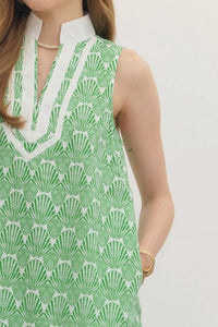 Entro - Abstracted Contrast Binding Mini Dress