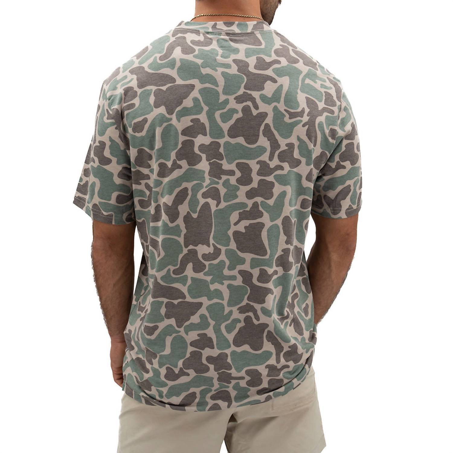 Hurricane Marsh - Marsh Green Camo Migrator Performance Tee