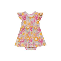 Posh Peanut - Baby Girls Ruffled Twirl Bodysuit Dress