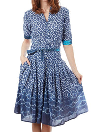 Dizzy-Lizzie - Ikat Maisel Dress