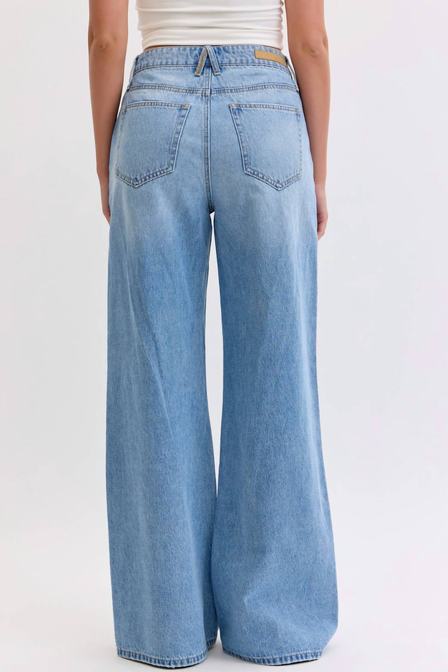 Cello - High Rise Wide Leg Jeans