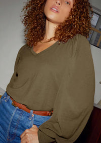 Nation Ltd - Tabitha Full Sleeve V- Neck