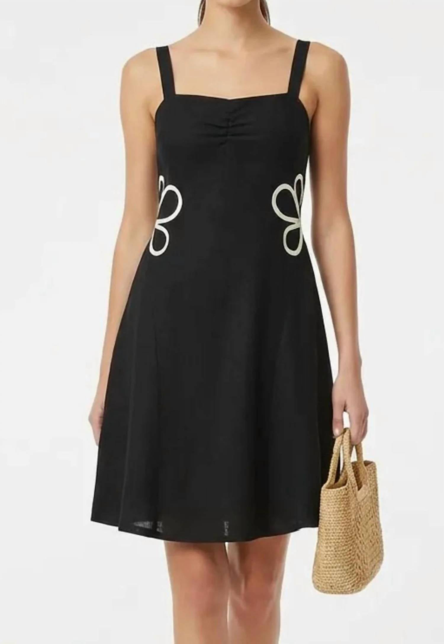 Vava - Applique Linen Dress